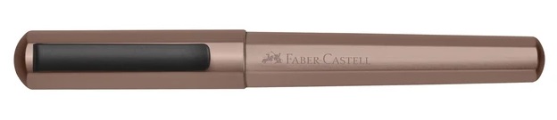 Plniace pero Faber-Castell Hexo - F - bronzové