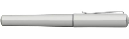 Plniace pero Faber-Castell Hexo - F - strieborné matné
