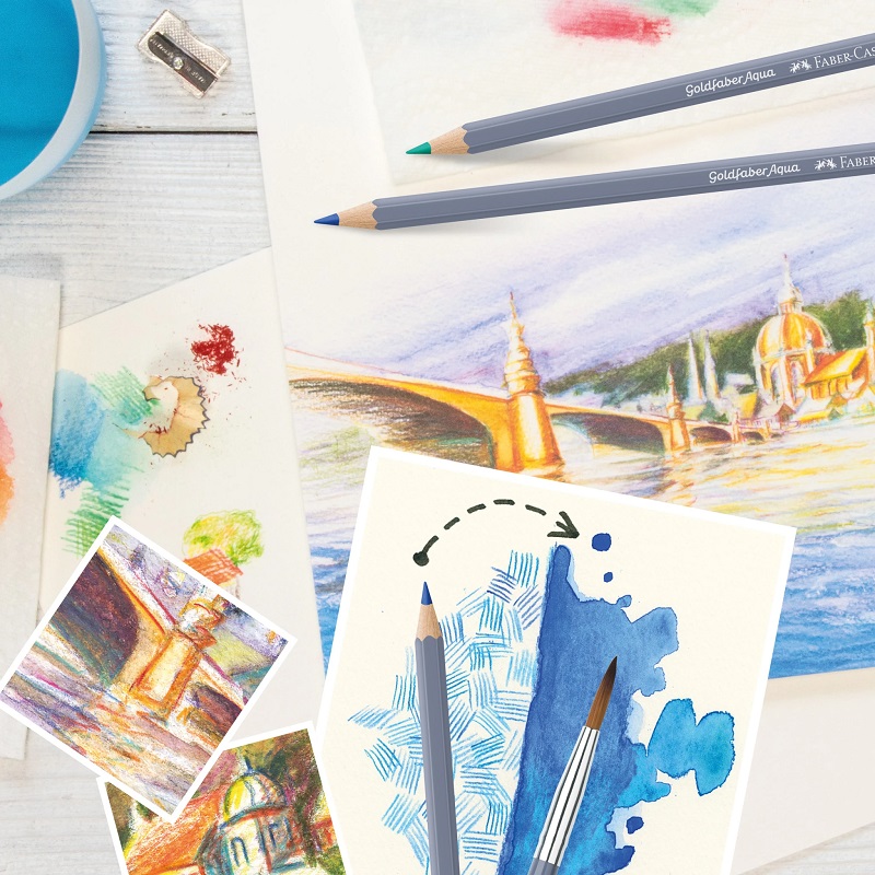 Farbičky FABER-CASTELL Goldfaber - permanent - 36 ks