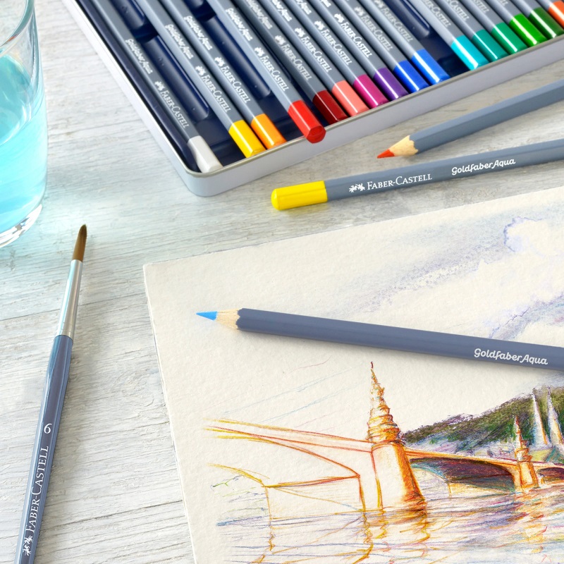 Farbičky FABER-CASTELL Goldfaber - permanent - 36 ks