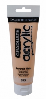 Akrylová farba D&R Graduate - Portait Pink 573 - 120 ml