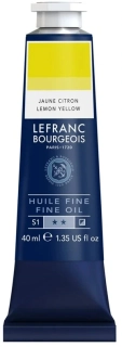 Olejová farba LEFRANC BOURGEOIS Fine - 40 ml v tube - 169 Lemon Yellow - Žltá citrónová