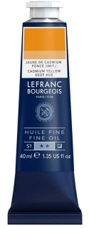 Olejová farba LEFRANC BOURGEOIS Fine - 40 ml v tube - 696 Cadmium Yellow Deep Hue - Žltá kadmium žltá