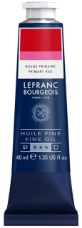 Olejová farba LEFRANC BOURGEOIS Fine - 40 ml v tube - 437 Primary Red - Základná červená