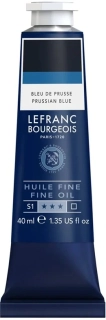 Olejová farba LEFRANC BOURGEOIS Fine - 40 ml v tube - 046 - Prussian Blue - Pruská modrá