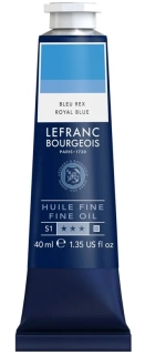Olejová farba LEFRANC BOURGEOIS Fine - 40 ml v tube - 067 Royal Blue - Kráľovská modrá
