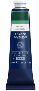 Olejová farba LEFRANC BOURGEOIS Fine - 40 ml v tube - 541 Olive Green - Olivovo-zelená
