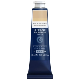 Olejová farba LEFRANC BOURGEOIS Fine - 40 ml v tube - 190 Naples Yellow Hue - Neapolská žltá