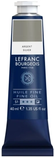 Olejová farba LEFRANC BOURGEOIS Fine - 40 ml v tube - 710 Silver Hue - Strieborná