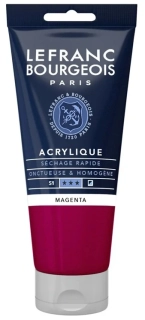 Akrylová farba LEFRANC BOURGEOIS Fine - 80 ml v tube - 432 Magenta - Purpurová