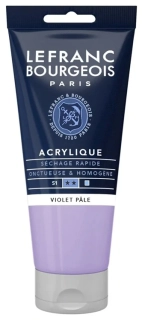 Akrylová farba LEFRANC BOURGEOIS Fine - 80 ml v tube - 659 Pale Violet - Svetlá fialová