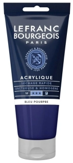 Akrylová farba LEFRANC BOURGEOIS Fine - 80 ml v tube - 045 Purple Blue - Fialovomodrá