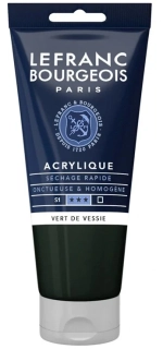 Akrylová farba LEFRANC BOURGEOIS Fine - 80 ml v tube - 552 Sap Green - Miazgová zelená