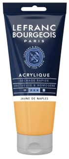 Akrylová farba LEFRANC BOURGEOIS Fine - 80 ml v tube - 816 Naples Yellow - Neapolská žltá