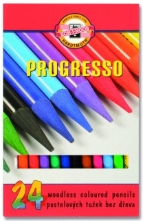 Farbičky v laku KOH-I-NOOR PROGRESSO - sada 24 ks