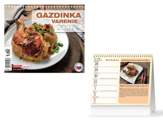SK Kalendár 2027 stolový mini Gazdinka - varenie