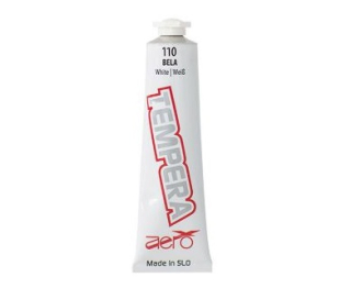 Temperová farba TEMPERA AERO - Biela 110 - 42 ml 