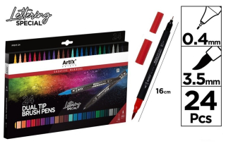 Obojstranné markery ArtiX Paints - sada 24 ks