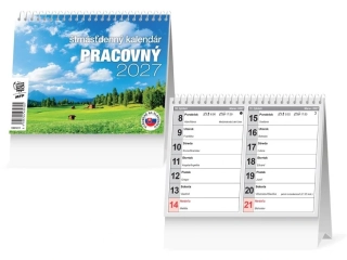 SK Kalendár 2027 - Pracovný - stolový - 14-denný