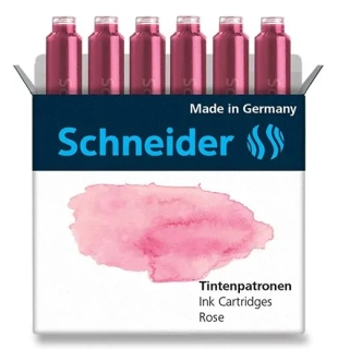 Atramentové bombičky Schneider - Rose - sada 6 ks