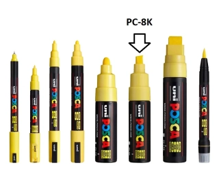 POSCA popisovač - PC-8K - šírka stopy 8 mm - rôzne farby