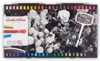 Suchý pastel CONTE Á PARIS - sada - 48 farieb