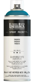 LIQUITEX akrylový sprej 400 ml - tyrkysová - 0176