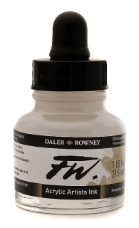 Akrylový Tuš DALER ROWNEY - 709 Shimmering Gold - 29,5 ml