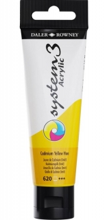 Akrylová farba D&R System3 - Cadmium Yellow Hue 620 - 59 ml