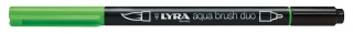 Marker LYRA - Aqua Brush Duo - 056 Brilliant Green - obojstranný