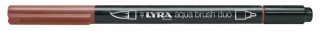 Marker LYRA - Aqua Brush Duo - 076 Van Dyck Brown - obojstranný