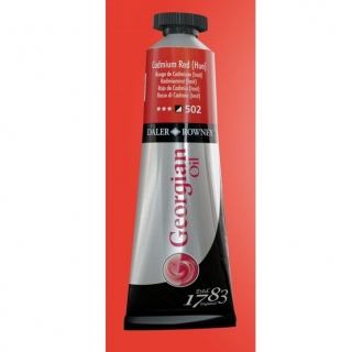 Olejová farba D&R Georgian - Cadmium Red (Hue) 502 - 38 ml