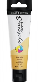 Akrylová farba D&R System3 - Naples Yellow 634 - 59 ml